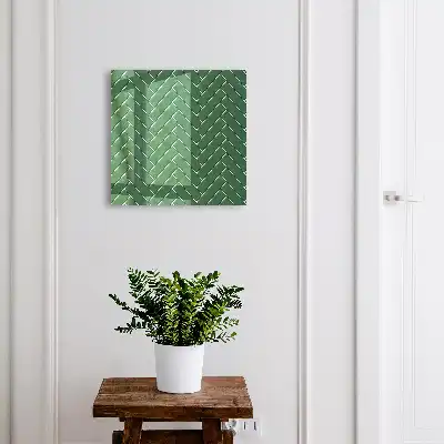 Zelená rybí kost prostoru elegance