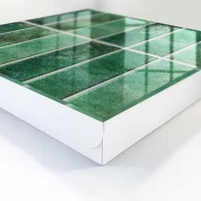 Zelený vzor elegantních obdélníků