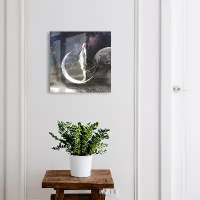 Kosmická fantazie s hvězdnou oblohou