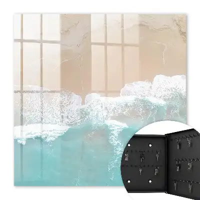 Béžový písek na pláži