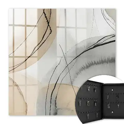 Uklidňující elegance v béžové a šedé barvě