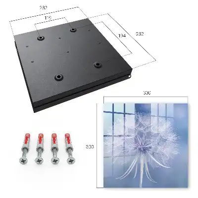 Jemná pampeliška v odstínech modré