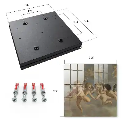Létající andělé putti barokní malba modrá