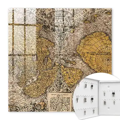Stará mapa s detaily ornamentu
