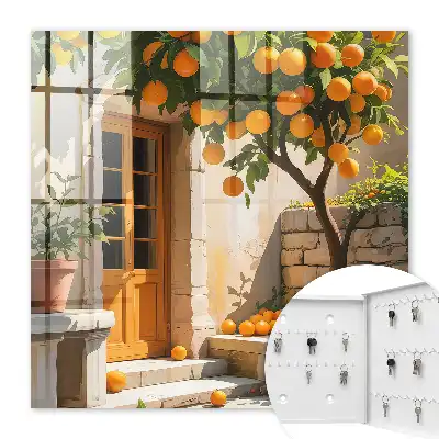 Oranžový zahradní strom