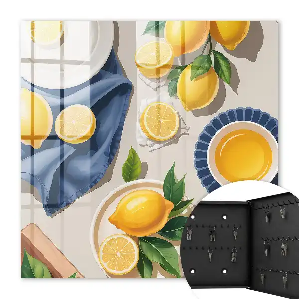 Citronový stolek z elegantního porcelánu