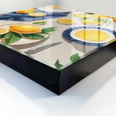 Citronový stolek z elegantního porcelánu