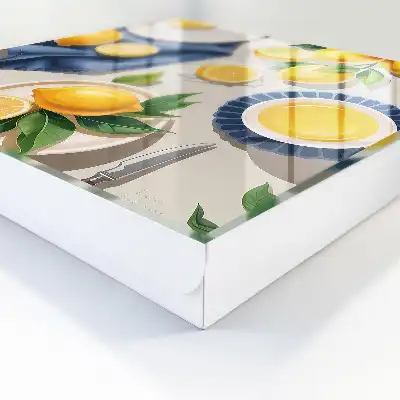 Citronový stolek z elegantního porcelánu