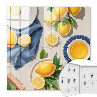 Citronový stolek z elegantního porcelánu