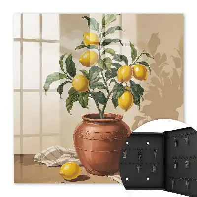 Citroník teplé pozadí