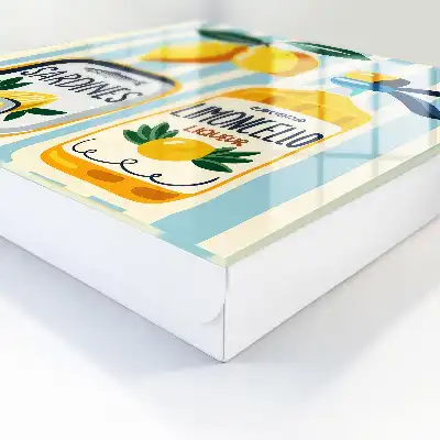 Italské motivy sardinek a citronů