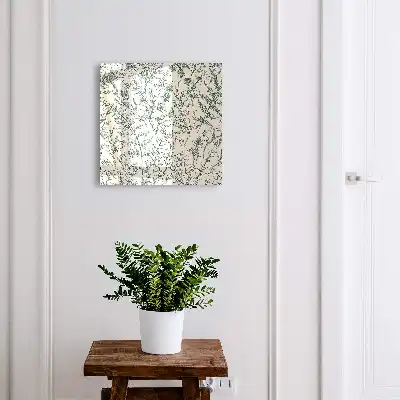 Rostlinné motivy v jemných barvách