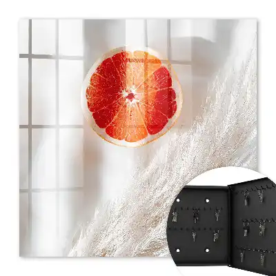 Červený grapefruit a boho trávový krém