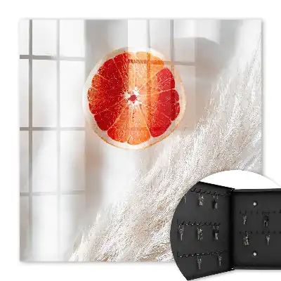 Červený grapefruit a boho trávový krém