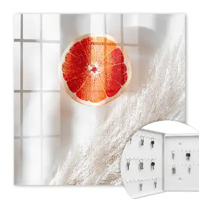 Červený grapefruit a boho trávový krém