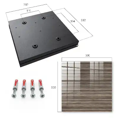 Dřevěné desky v harmonických liniích