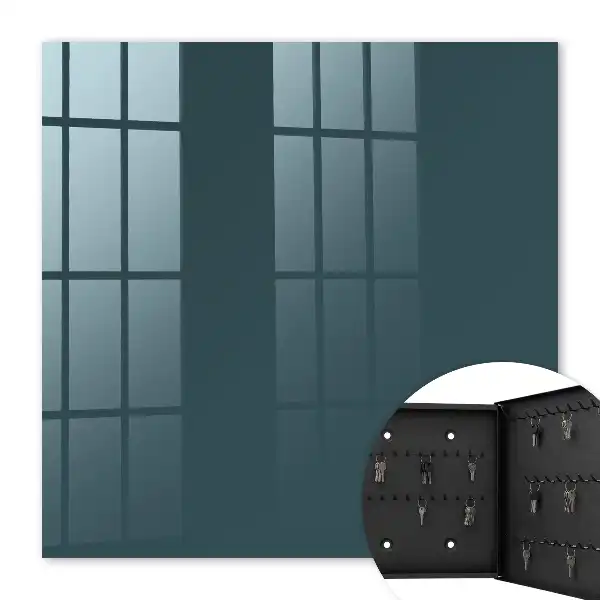 Tyrkysově modrá geometrie