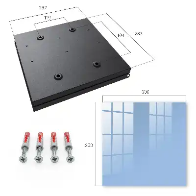 Světle modrý minimalistický styl
