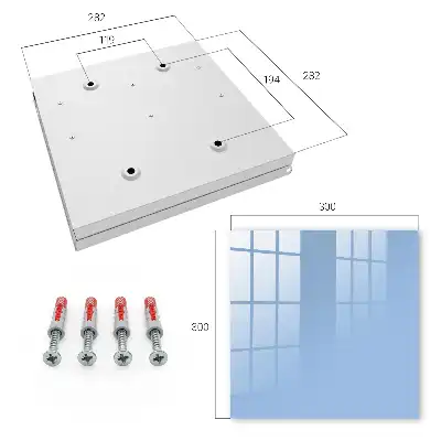 Světle modrý minimalistický styl