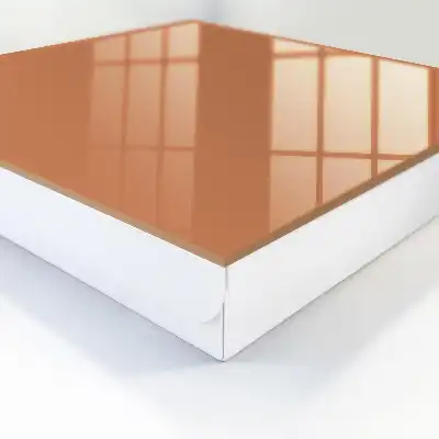 Matně oranžová teplá energická