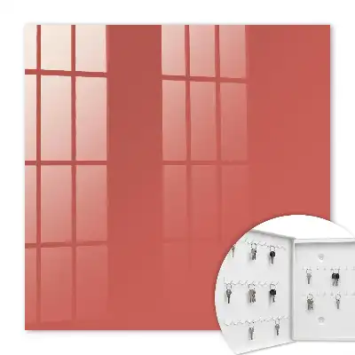 Tmavě lososový teplý moderní