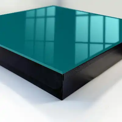 Tmavě tyrkysová elegance moderny