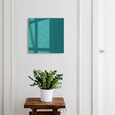 Tmavě tyrkysová elegance moderny