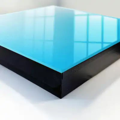 Modrý gradient vytváří klid