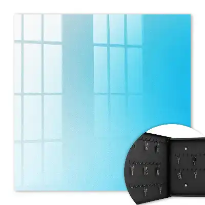 Modrý gradient vytváří klid