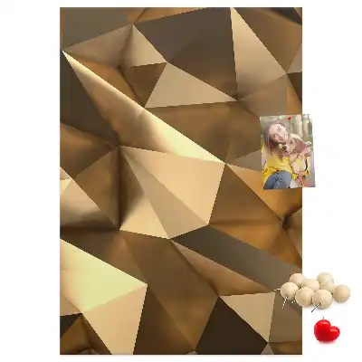 Dětská nástěnka s motivem trojrozměrné abstrakce