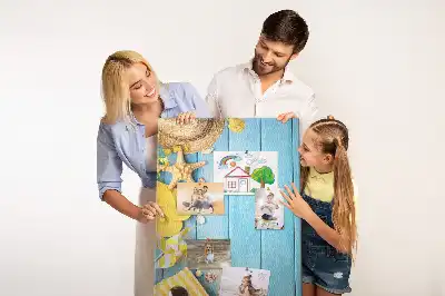 Korková nástěnka s motivem pláže