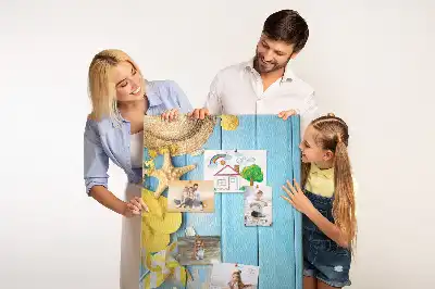 Korková nástěnka s motivem pláže