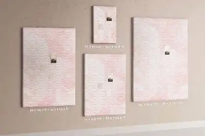 Korková nástěnka s motivem červených růží