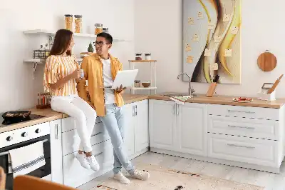 Dětská nástěnka Abstrakce se zlatou vlnou