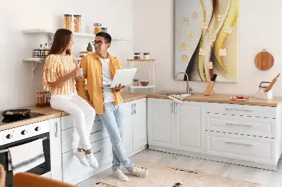 Dětská nástěnka Abstrakce se zlatou vlnou