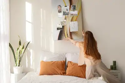 Dětská nástěnka Abstrakce se zlatou vlnou