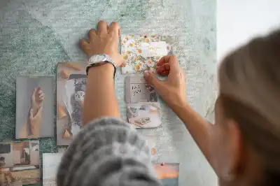 Korková nástěnka Mramorový blok