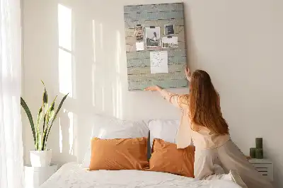 Dětská nástěnka v pastelových barvách