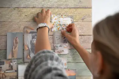 Dětská nástěnka v pastelových barvách