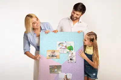 Dětská nástěnka s pastelovým vzorem