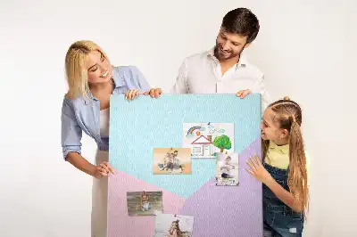 Dětská nástěnka s pastelovým vzorem