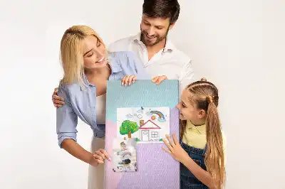 Dětská nástěnka s pastelovým vzorem