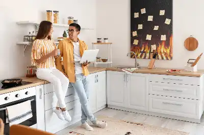 Korková nástěnka Plameny grilu