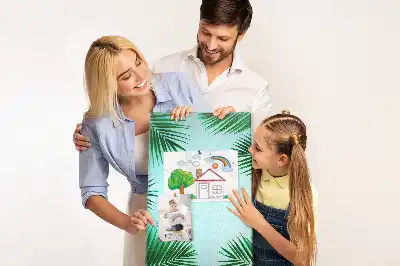 Dětská nástěnka Husté tropické listí