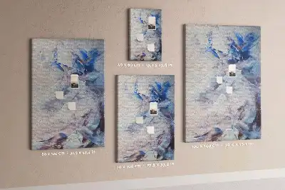 Dětská nástěnka Malovaná abstrakce
