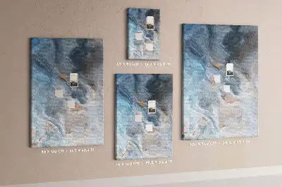 Nástěnka s mramorovým vzorem