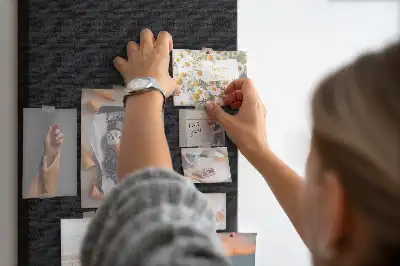Korková nástěnka Hladké plátno