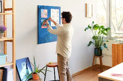 Dětská nástěnka Papouščí peří