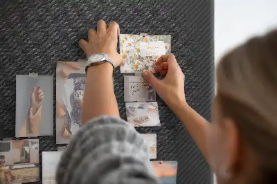 Nástěnka v tmavém motivu