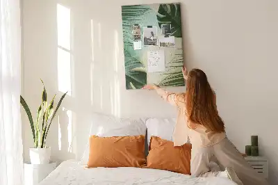 Nástěnka s motivem tropické monstery